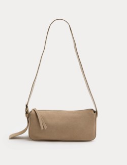 Suede Boxy Sling Bag
