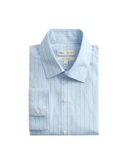 Regular Fit Pure Cotton Striped Shirt