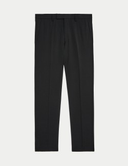 Tailored Fit Wool Blend Trousers