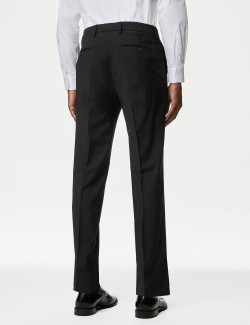 Tailored Fit Wool Blend Trousers