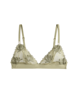 Ianthe Embroidered Non Wired Bralette (A-E)
