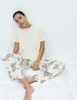 Pure Cotton Printed Pyjama Set