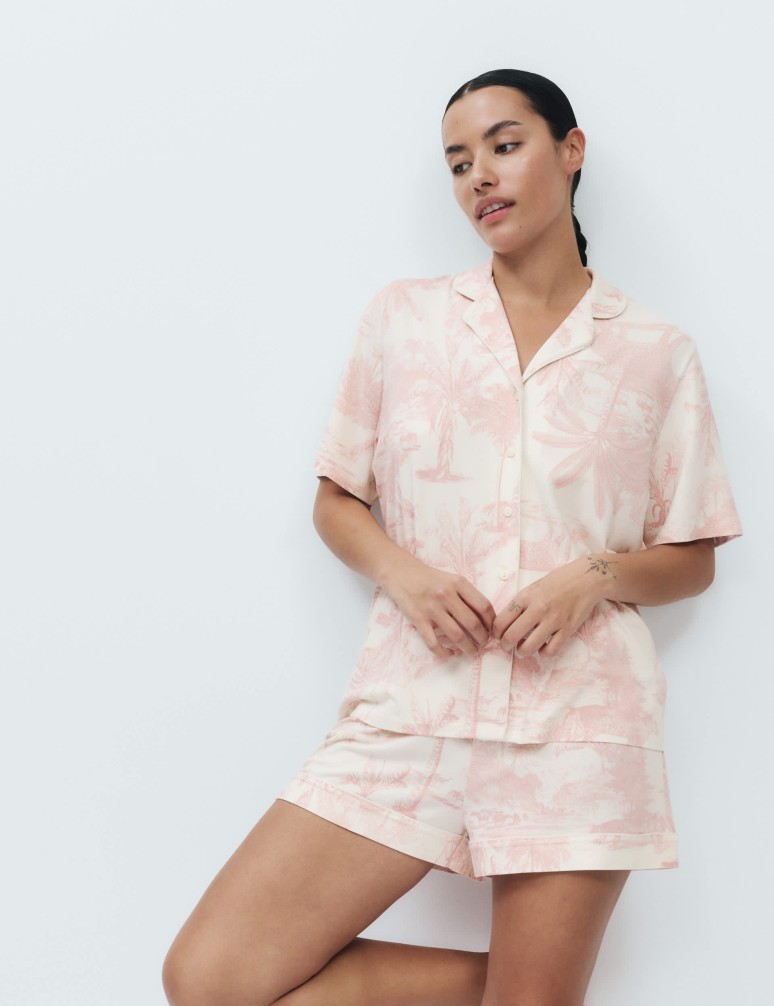 Sada mimořádně měkkých šortek s potiskem