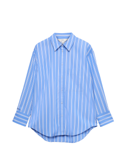 Pruhovaná košile Girlfriend, z čisté bavlny