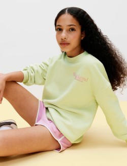 Cotton Rich Oversized Sweatshirt (6-16 Yrs)