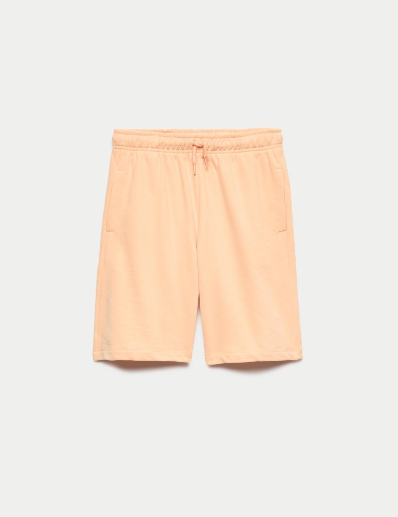 Šortky s vysokým podílem bavlny a elastickým pasem (6–16 let)