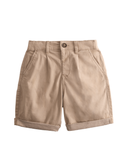 Cotton Rich Pleated Chino Shorts (2-10 Yrs)