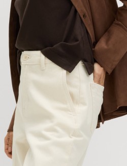 Pure Cotton Broderie Boxy T-Shirt