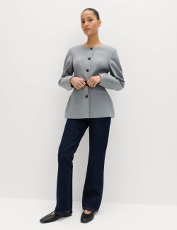 High Waisted Flared Jeans