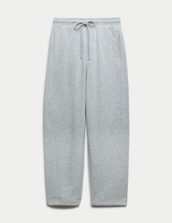 Cotton Rich Carrot Leg Ankle Grazer Joggers