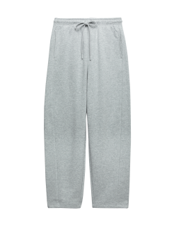 Cotton Rich Carrot Leg Ankle Grazer Joggers