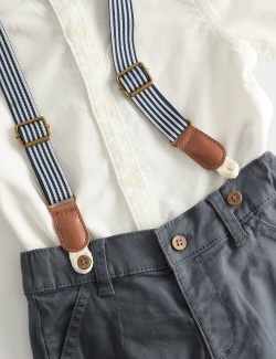 3pc Cotton Rich Top & Bottom Outfit (0-36 Mths)