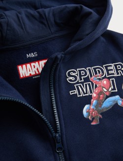 Mikina Spider-Man™ s kapucí a vysokým podílem bavlny (2–8 let)