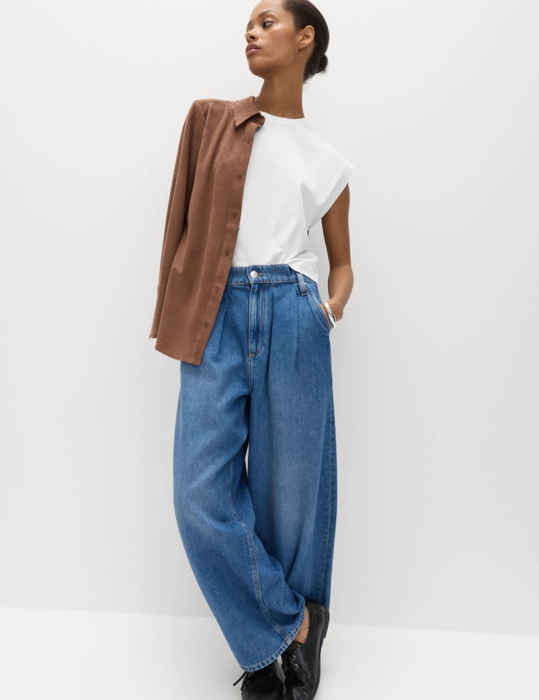 Pure Cotton Cap Sleeve T-Shirt