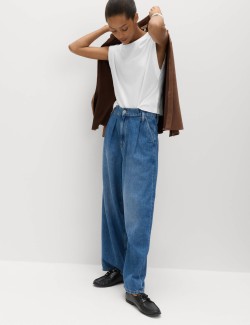 Pure Cotton Cap Sleeve T-Shirt