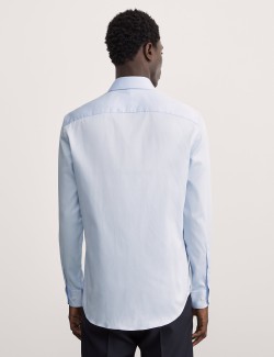 Tailored Fit Pure Cotton Twill Shirt