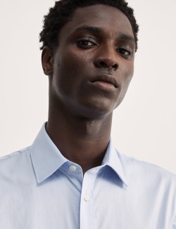 Tailored Fit Pure Cotton Twill Shirt