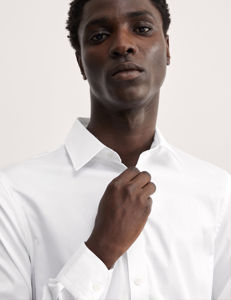 Tailored Fit Pure Cotton Twill Shirt