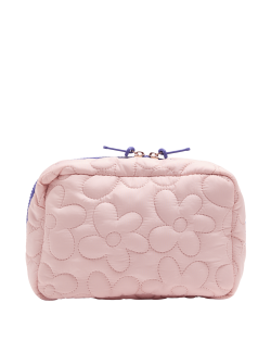 Kosmetická taštička s květinovým motivem