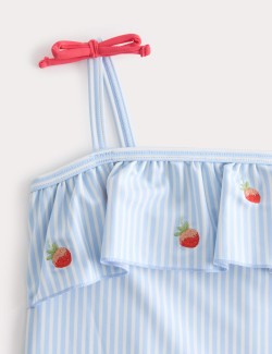 Striped Strawberry Swimsuit (0-3 Yrs)