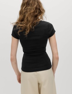 Cotton Rich Premium Square Neck Top