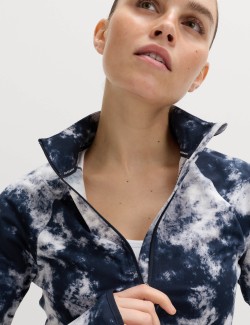 Ultraheat™ Printed Half Zip Running Top