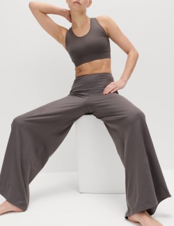 Go Balance High Waisted Palazzo Trousers