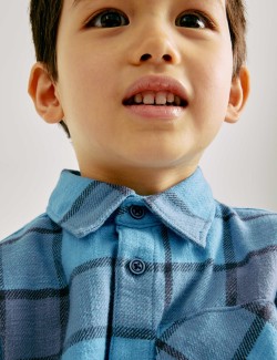 Pure Cotton Check Shirt (2-8 Yrs)