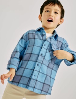 Pure Cotton Check Shirt (2-8 Yrs)
