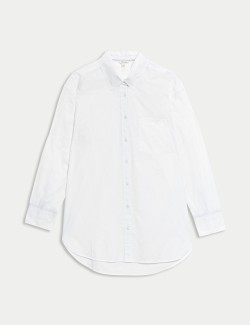 Pure Cotton Relaxed Longline Shirt