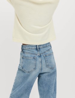 Flower Knitted Top With Wool