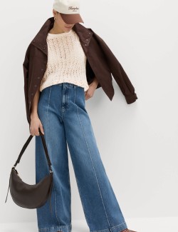 Cotton Rich Textured Knitted Top