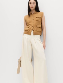 Cotton Rich Pocket Knitted Waistcoat