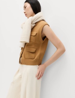 Cotton Rich Pocket Knitted Waistcoat