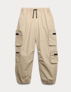 Ripstopové kapsáčové kalhoty z čisté bavlny (6–16 let)