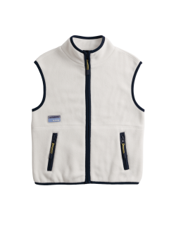 Flísový mikina s kontrastním lemováním a zipem (2–8 let)