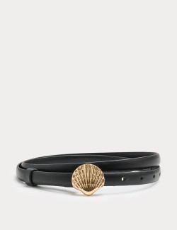 Shell Buckle Waist Belt