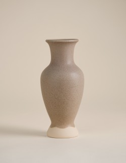 Shaped Dipped Ceramic Vase