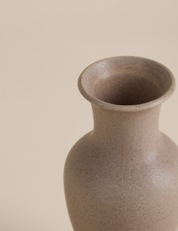 Shaped Dipped Ceramic Vase
