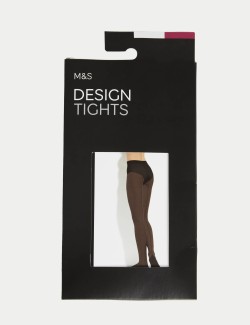 20 Denier Sheer Back Seam Cuban Heel Tights