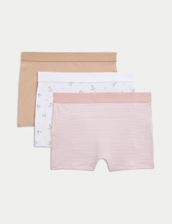3 Pack Cotton Rich Floral Boxers (6-16 Yrs)