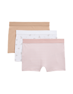 3 Pack Cotton Rich Floral Boxers (6-16 Yrs)