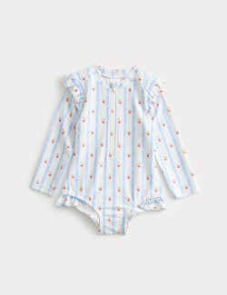 Strawberry Stripe Swimsuit (0-3 Yrs)