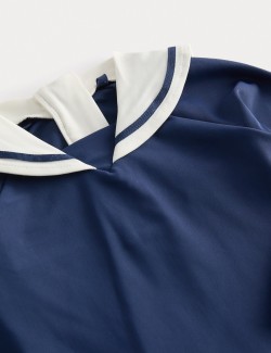 2 Piece Sailor Swim Set (0-3 Yrs)