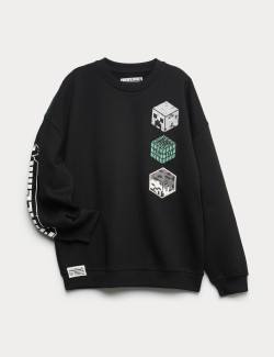 Cotton Rich Minecraft™ Sweatshirt (6-16 Yrs)