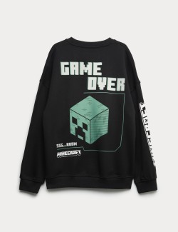 Cotton Rich Minecraft™ Sweatshirt (6-16 Yrs)