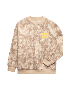 Cotton Rich Camouflage Sweatshirt (6-16 Yrs)
