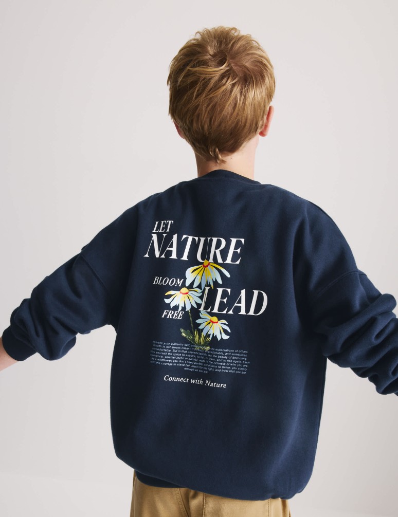 Cotton Rich Graphic Sweatshirt (6-16 Yrs)