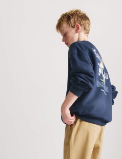 Cotton Rich Graphic Sweatshirt (6-16 Yrs)
