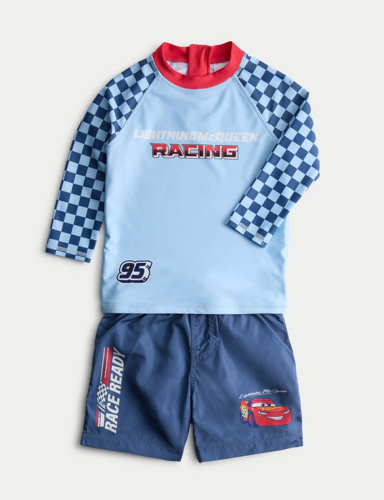 2dílná plavecká souprava Disney Cars™ s motivem Auty a motivem Plavky (2–8 let)